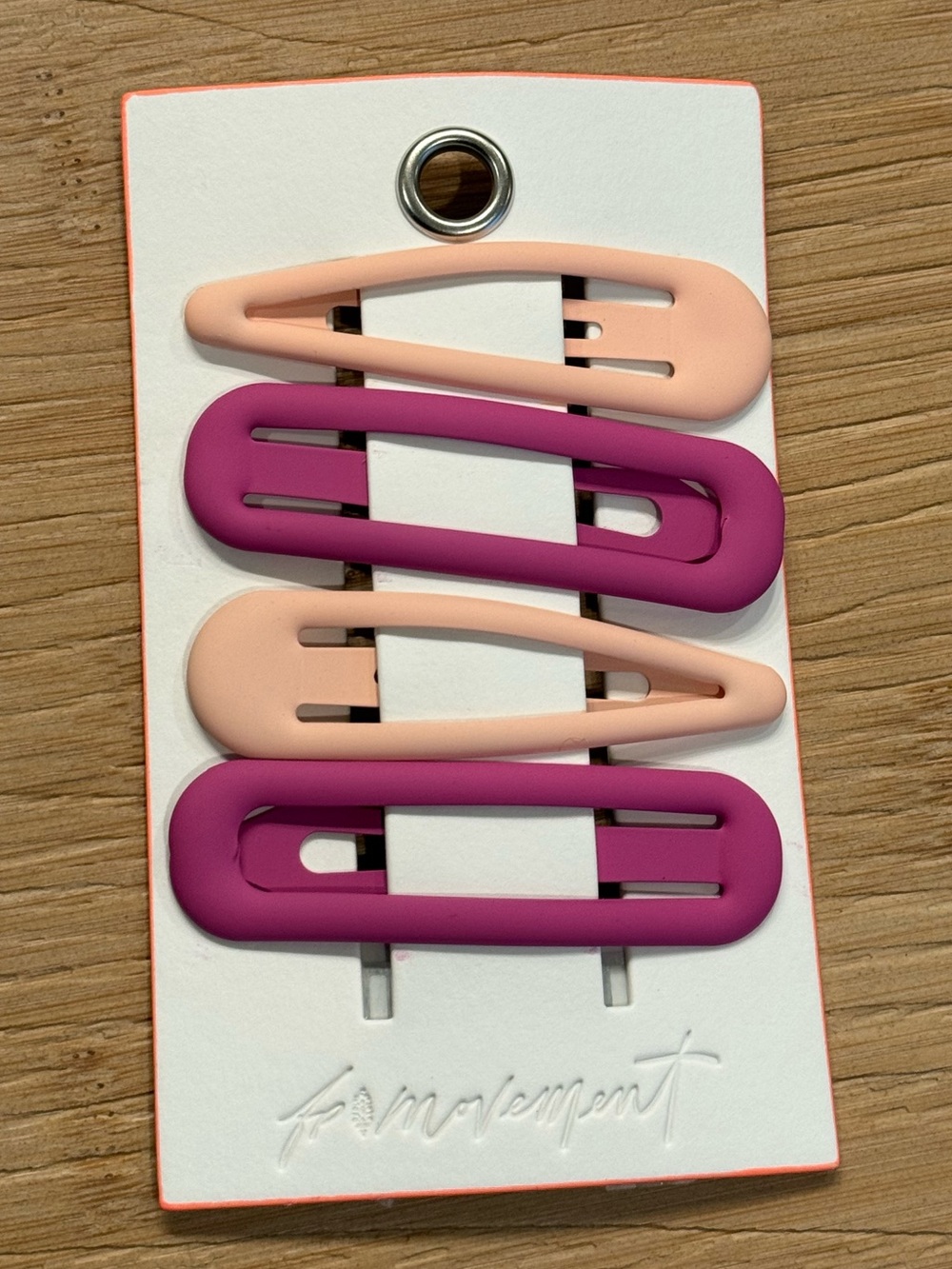 NWT Free People FP Movement Take Care Hair Clip Pack Workout Hair Accessories